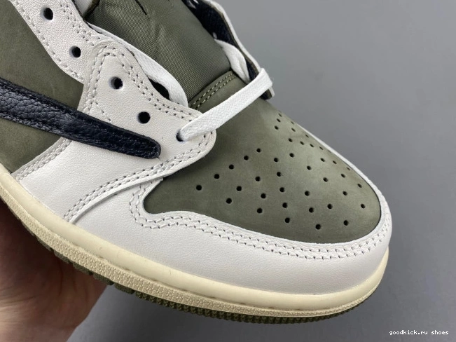 1 X MEDIUM LOW OLIVE OG AIR DM7866-200 SCOTT JORDAN TRAVIS 0719